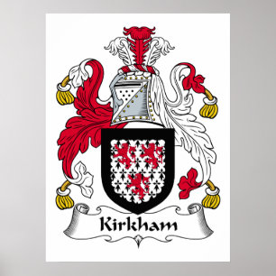 Kirkham Familienwappen Poster