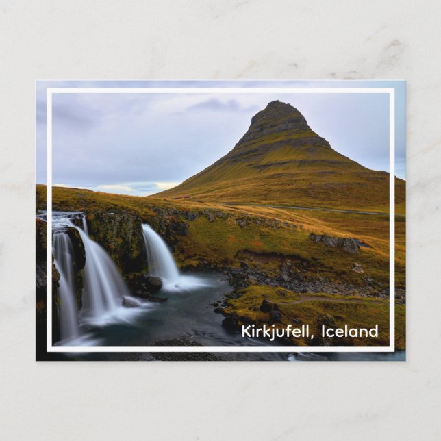 Kirkjufell, isländische Souvenir-Postkarte Postkarte (Vorderseite)