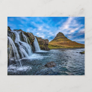 Kirkjufell Mountain, Island, Postcard Postkarte