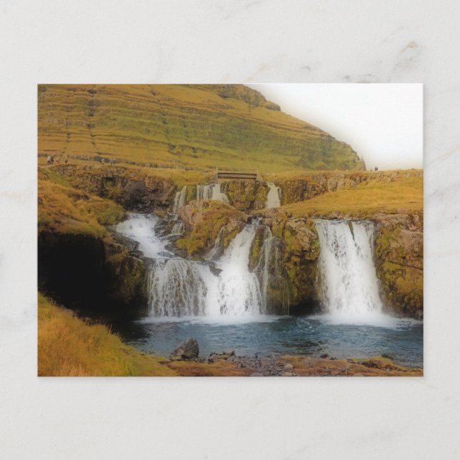 Kirkjufellsfoss, Island Postkarte (Vorderseite)