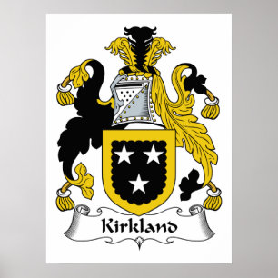 Kirkland Familienwappen Poster