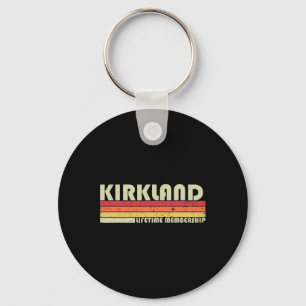 Kirkland Nachname Lustig Retro Vintage 90er Geburt Schlüsselanhänger