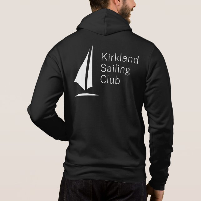 Kirkland Segelclub-Logo Hoodie (Rückseite)