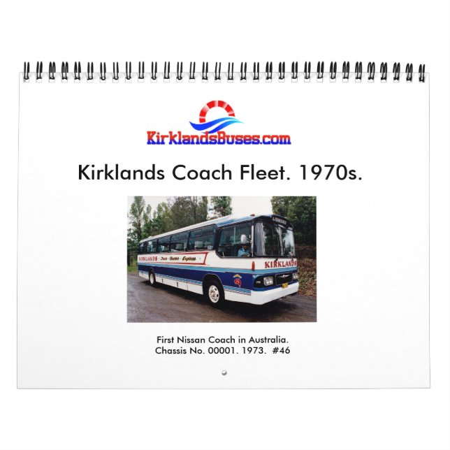 Kirklands Bus- und Busflotte Kalender (Titelbild)
