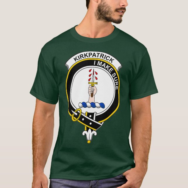 Kirkpatrick Coat of Arms Familienwappen T-Shirt (Vorderseite)