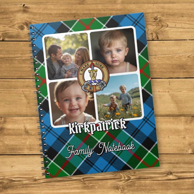 Kirkpatrick-Familienfoto-Collage Notizblock (Von Creator hochgeladen)