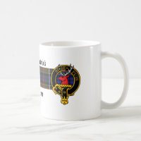 Kirkpatrick schottische Wappen- und Tartan-Tasse