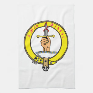 Kirkpatrick u. kilpatrick Clan-Abzeichen Geschirrtuch
