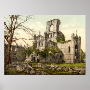 Kirkstall Abbey, Leeds, Yorkshire, England Poster