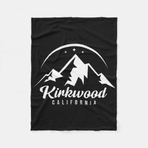 Kirkwood California Skigebiet Skifahren Snowboardf Fleecedecke