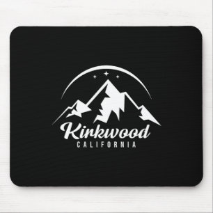 Kirkwood California Skigebiet Snowboarden Mousepad