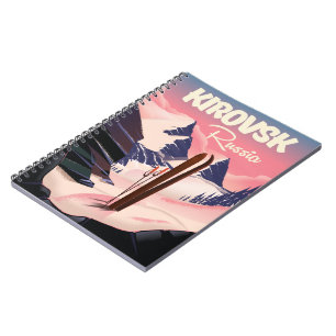 Kirovsk Russland Skipposter Notizblock