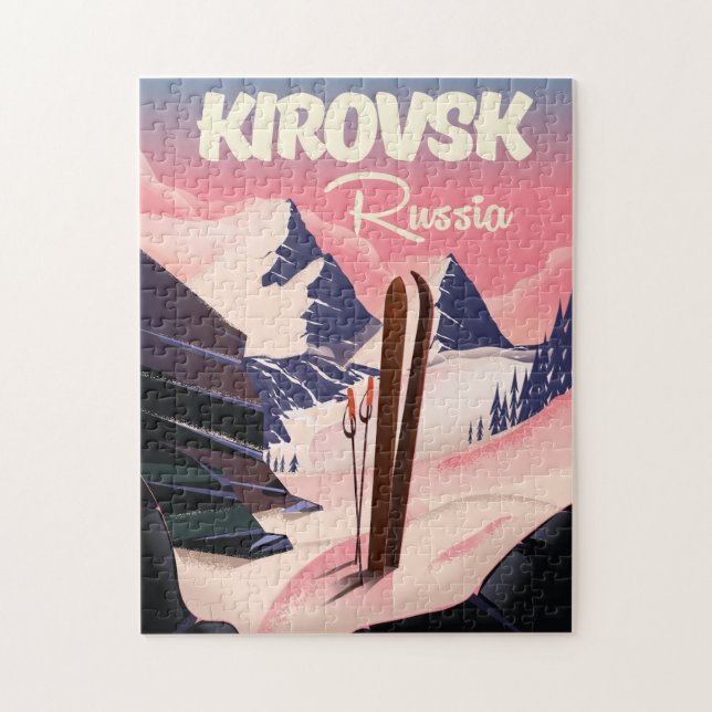 Kirovsk Russland Skipposter Puzzle (Vertikal)