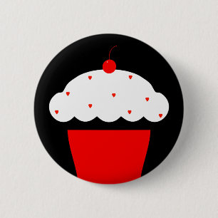 Kirsch-Cupcake Button