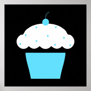 Kirsch-Cupcake Poster