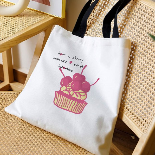 Kirsch-Cupcake-Valentinstag – Handgezeichnetes Des (Von Creator hochgeladen)