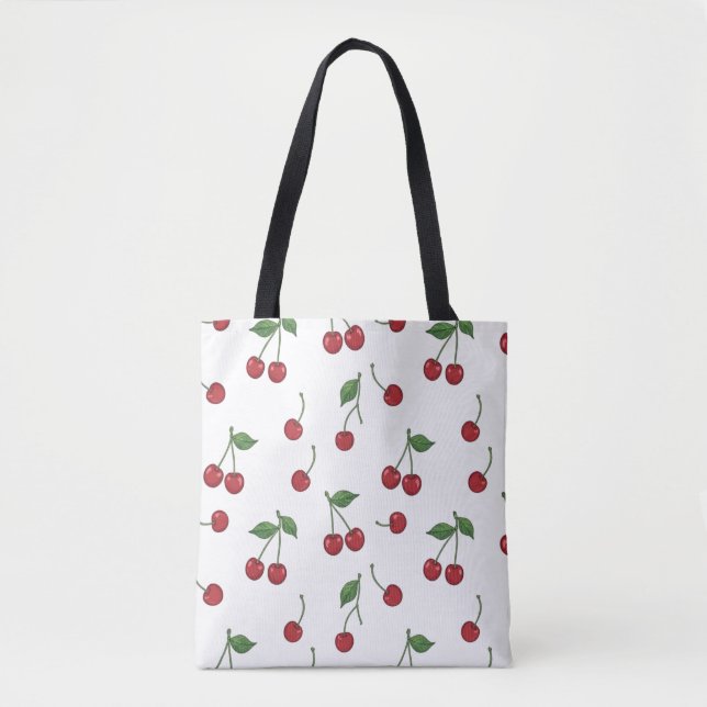 Kirsch Frucht Wiederholungsmuster Design (Vorderseite)