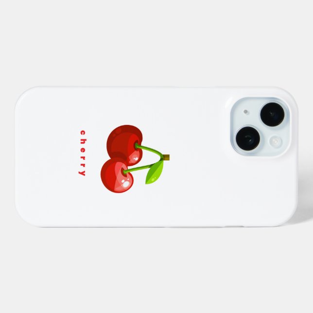 Kirsch-Handyhülle Case-Mate iPhone Hülle (Rückseite (Horizontal))