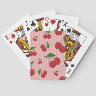 Kirsch-Illustration Spielkarten