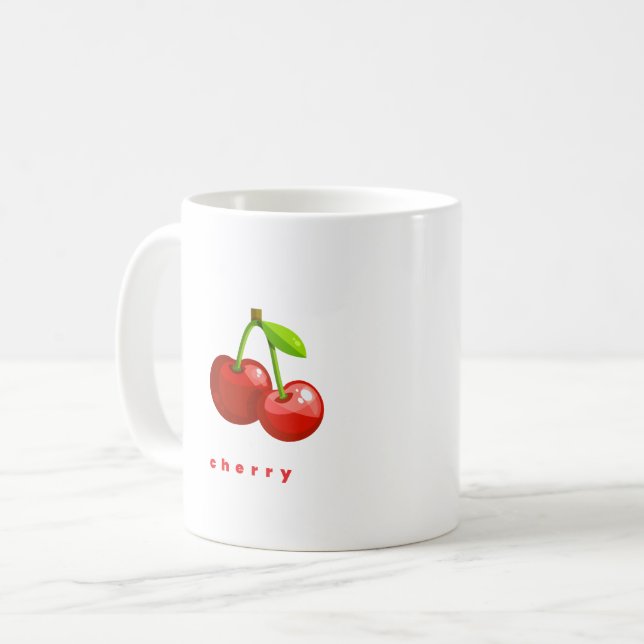 Kirsch-Kaffeetasse  Kaffeetasse (Vorderseite Links)