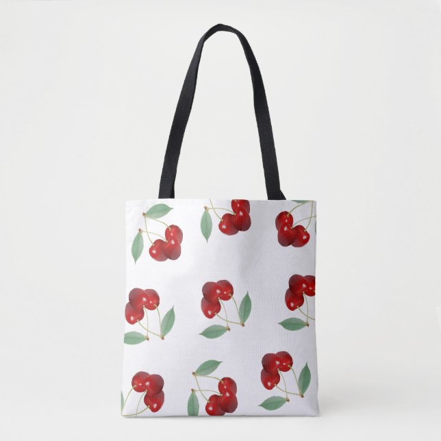 Kirsch-Muster-Tasche (Vorderseite)