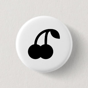 "Kirsch" Piktogramm-Knopf Button