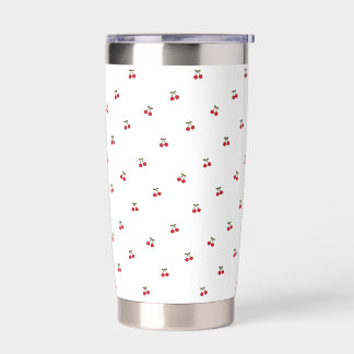 Kirsch-Stahl-Reisebecher Thermobecher