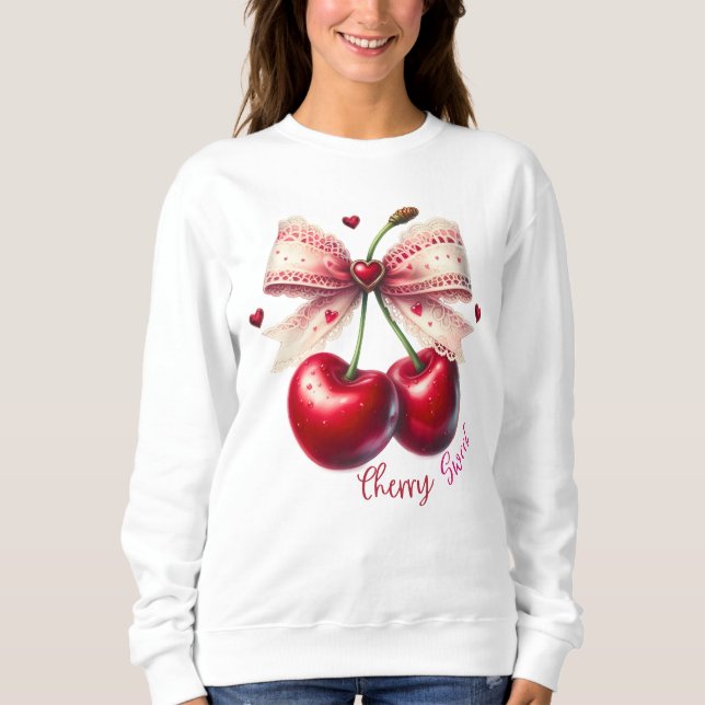 Kirsch Süß Sweatshirt (Vorderseite)