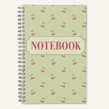 Kirsch-Tagebuch – Gepunktetes Journal
