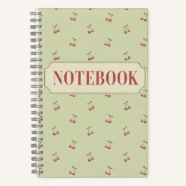 Kirsch-Tagebuch – Gepunktetes Journal Notizbuch