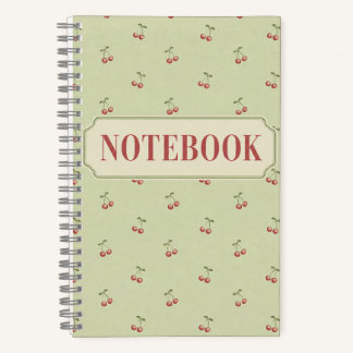 Kirsch-Tagebuch – Gepunktetes Journal Notizbuch