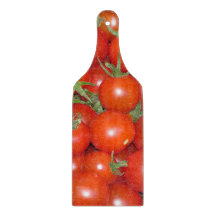 Kirsch-Tomaten-Ernte Glas-Schneidbrett