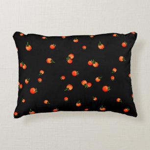 Kirsch-Tomaten-Illustration. Wasserfarbene nahtlos Dekokissen