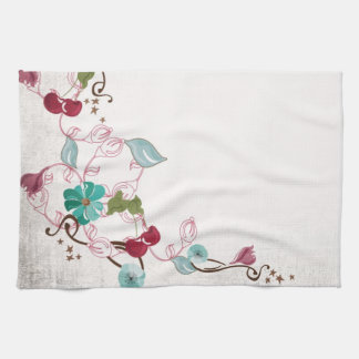 Kirsch-und Blumenamerikaner MoJo Küchen-Tuch Handtuch