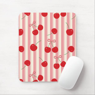 Kirschbandstreifen Mousepad