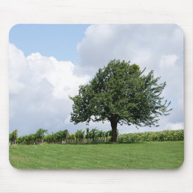 Kirschbaum im Sommer Mousepad (Vorne)