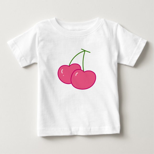Kirschbeere Baby T-shirt (Vorderseite)