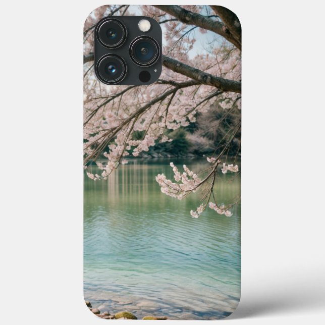 Kirschblume Case-Mate iPhone Hülle (Rückseite)