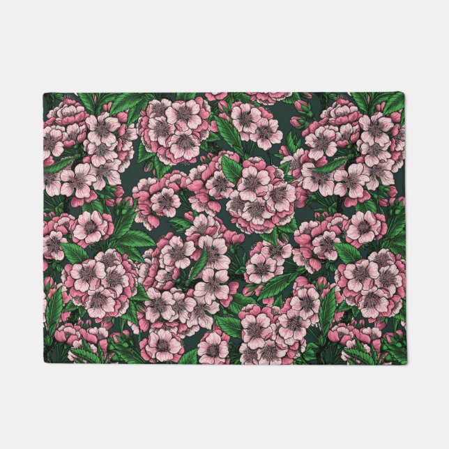 Kirschblüte 2 fußmatte (Vorderseite)