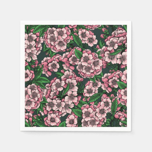 Kirschblüte 2 serviette (Vorderseite)