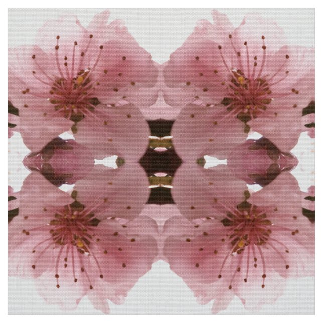 Kirschblüte. Blumenfrühlingsmuster Stoff (Muster)