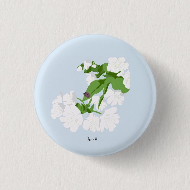 Kirschblüte  button (Vorderseite)