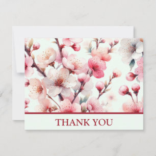 Kirschblüte Dankeskarte