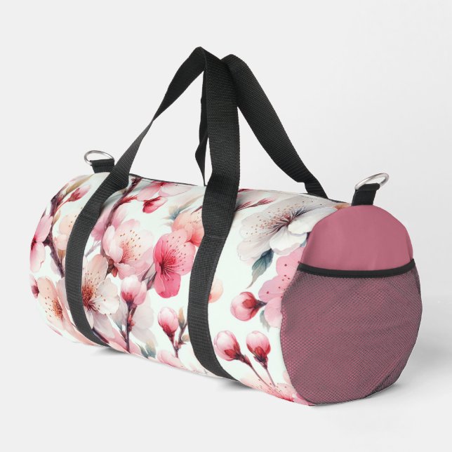 Kirschblüte Duffle Bag (Rechte Ecke)