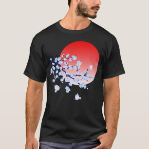 Kirschblüte Festval T - Shirt Vollmond-4