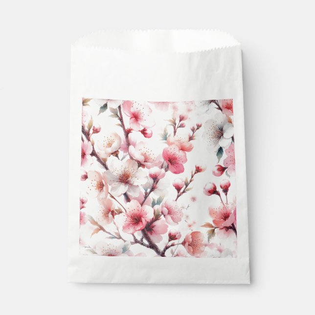 Kirschblüte Geschenktütchen (Vorderseite)