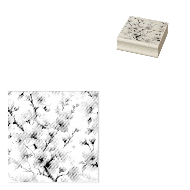 Kirschblüte Gummistempel (Stempel)
