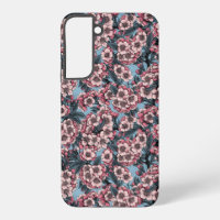Kirschblüte in Rosa und Blau