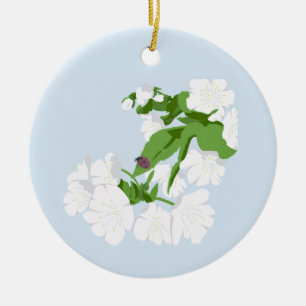 Kirschblüte keramik ornament