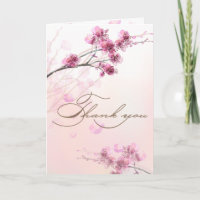 Kirschblüte/Kirschblüte danken Ihnen Karten